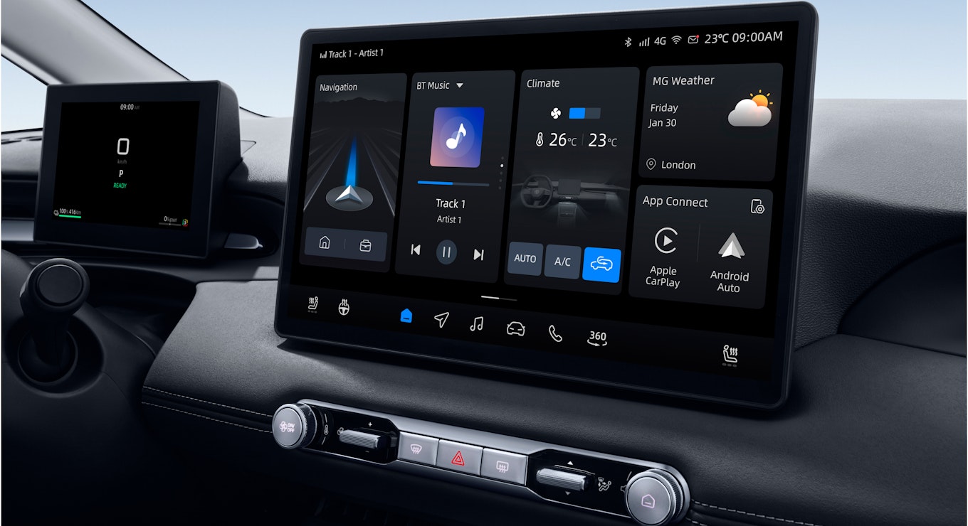 MG4 Infotainment und Apple CarPlay