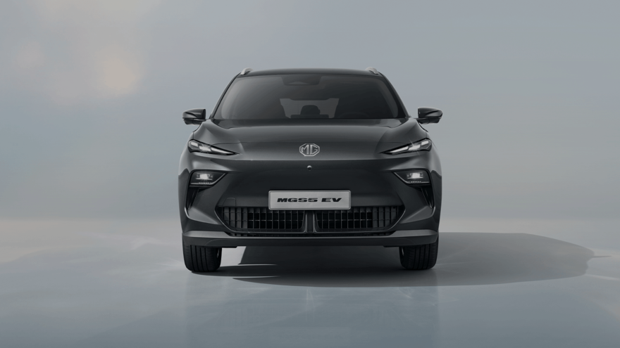 MGS5 EV in Camden Grey, Frontalansicht